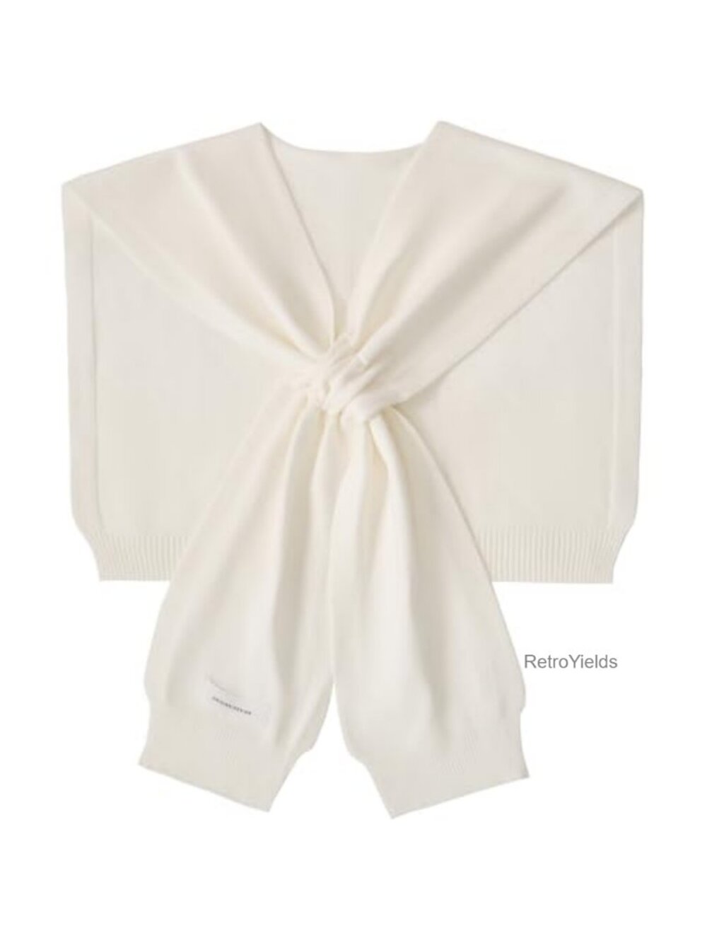 Knitted Sweater Shawl Wrap with Sleeves Lightweight Shoulder Cape